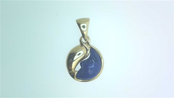 Pendente Sommer in Oro giallo Lapislazzulo LUNA LAPIS P C/Z 4.10 G - LUNA LAPIS P C/Z 4.10 G